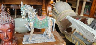 Small Carved Horse made in India