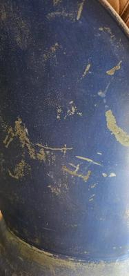 Antique "Cowboy" Hip Bath Original Painted Finish