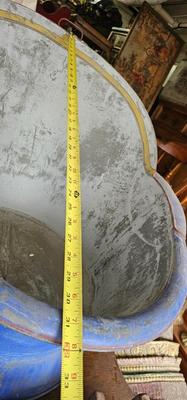 Antique "Cowboy" Hip Bath Original Painted Finish