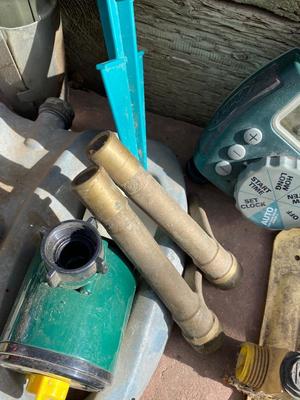 AN ASSORTMENT OF SPRINKLERS, TIMERS & MORE