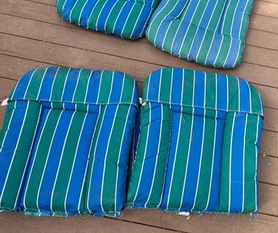 4-PATIO CHAIR CUSHIONS