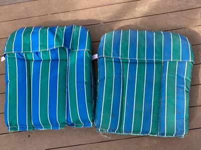 4-PATIO CHAIR CUSHIONS