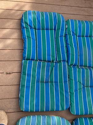 4-PATIO CHAIR CUSHIONS