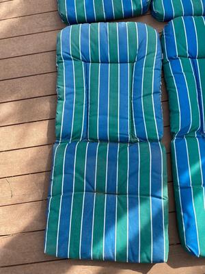 4-PATIO CHAIR CUSHIONS