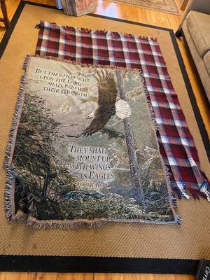 BLANKET AND EAGLE THROW