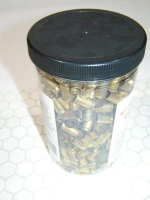 9mm Luger/NATO brass casings for reloading. 5 (five) pounds net, WYSIWYG.