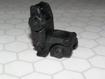Magpul MBUS Back-Up Rear Sight, GEN 2 folding spring pop-up sight