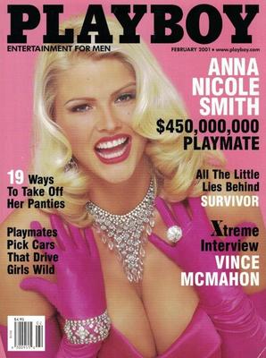 Feature pictorial: Anna Nicole Smith, 12 full pages, 13 photos, 1 double page