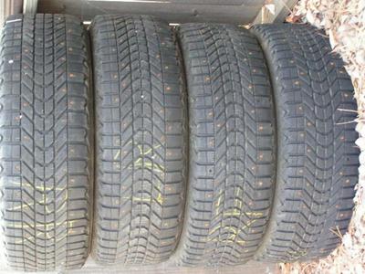 Set of four. WinterForce STUDDED snow tires. 225/60R18 size..
