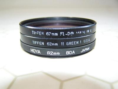 Lot of 3 – 62mm photographers correction lens filters
