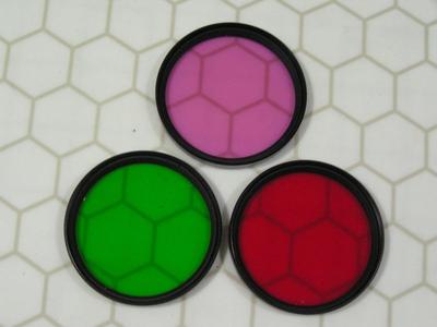 Lot of 3 - 55mm Tiffen photographers correction lens filters