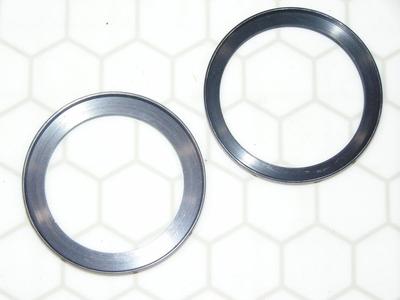 Lot of 2 – Metal lens filter mount step-up rings