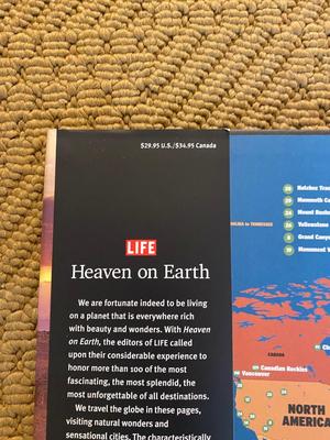 WORLD ATLAS REFERENCE, LIFE MAGAZINE “HEAVEN ON EARTH” BOOK & COLORADO ATLAS AND GAZETTEER