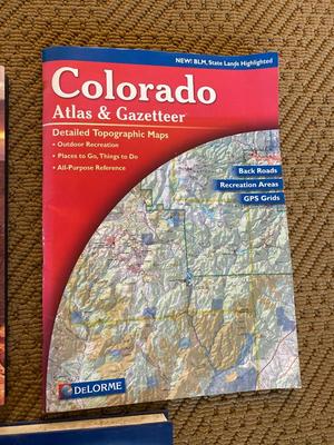WORLD ATLAS REFERENCE, LIFE MAGAZINE “HEAVEN ON EARTH” BOOK & COLORADO ATLAS AND GAZETTEER
