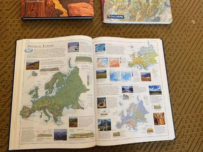 WORLD ATLAS REFERENCE, LIFE MAGAZINE “HEAVEN ON EARTH” BOOK & COLORADO ATLAS AND GAZETTEER