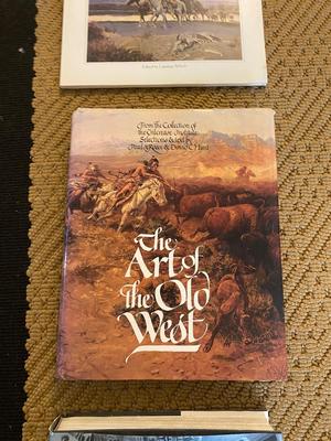 CHARLES M RUSSEL ART BOOK, THE ARTS OF THE OLD WEST, & THE CENTURY BOOK (20th CENTURY)