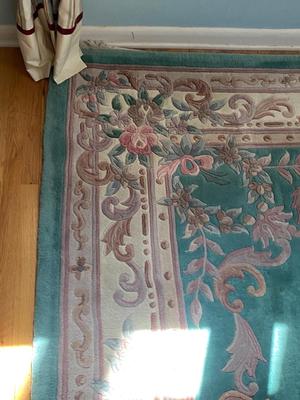 LARGE HEAVY HIGH END HAND WOVEN AREA RUG