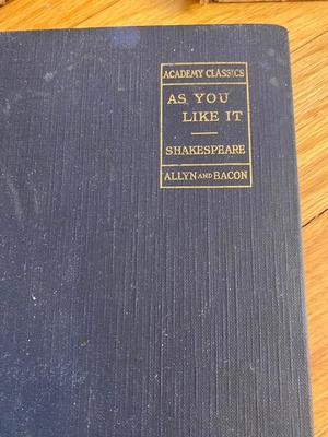 ANTIQUE NOVELS/BOOKS AND A TOTE BAG