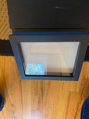 HEAVY PAPER CUTTER, 3-HOLE PUNCH, NOTEBOOKS, WALL CLOCK, SHADOW BOX AND MORE