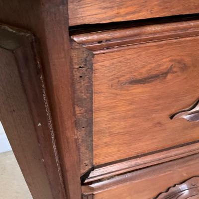 UBL1248 Antique Victorian Marble Top Dresser