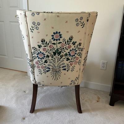 UBL1252 Vintage Stenciled Upholstered Armchair