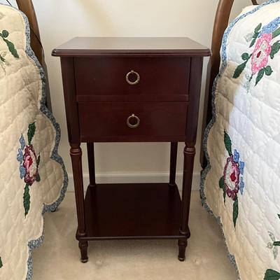 UBL1255 Bombay Mahogany Two Drawer Night Stand