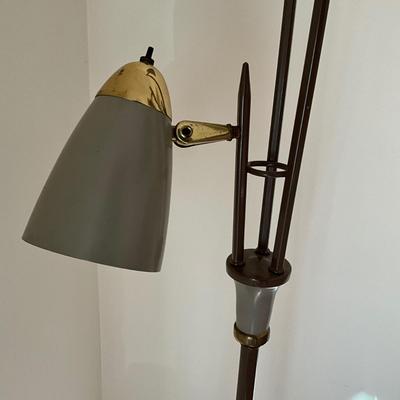 M1266 Mid Century Modern 3 Bulb Floor Lamp