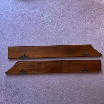 M1270 Handmade Teak / Goldleaf "Jacquline" Boat Signs