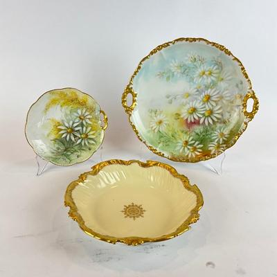 D1282 Antique rosenthal Bavaria Serving Plate Set