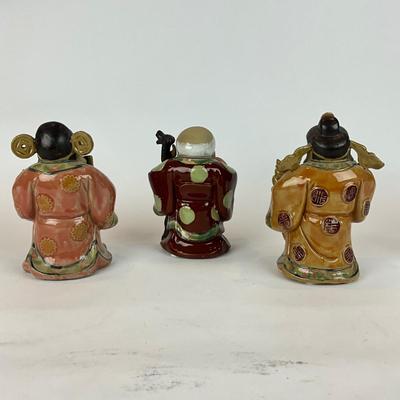 D1289 Set of Three Chinese Mudmen