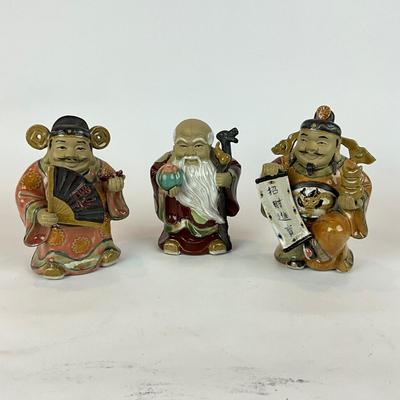 D1289 Set of Three Chinese Mudmen