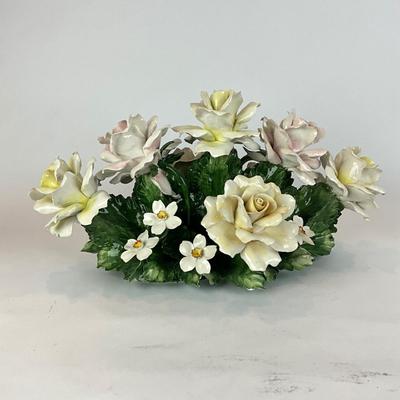 L1290 Large Capidomonte Porcelain Flowers