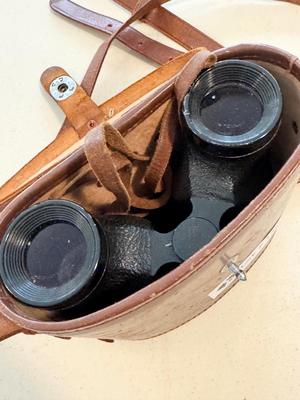 Vintage Bushnell 6x30 Featherlight Binoculars with Case