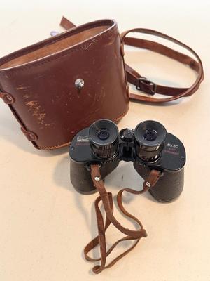 Vintage Bushnell 6x30 Featherlight Binoculars with Case