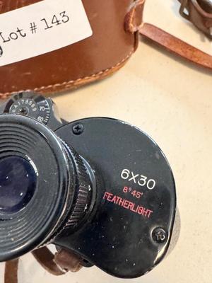 Vintage Bushnell 6x30 Featherlight Binoculars with Case