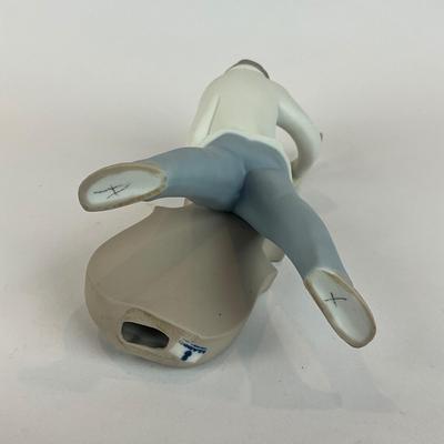 L1302 Lladro Boy with Double Bass Guitar Figurine