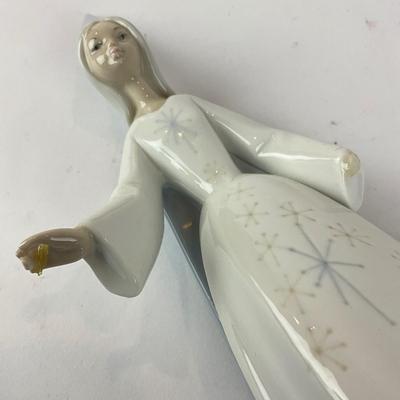 L1306 Lladro "Fairy" & "Boy Playing Guitar" ,Flying Duck, Boy withDrum Figurines AS-IS