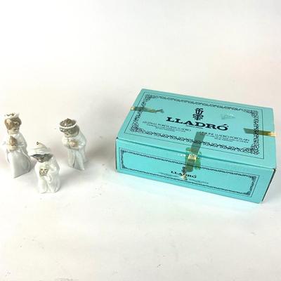 L313 Lladro Mini "Three Kings" Ornament Set