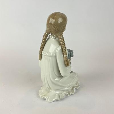 L1317 Lladro NAO "Girl with Dog" Figurine