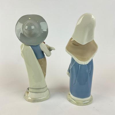 L1319 REX Valencia Hummelwerk & Porceval Porcelain Boy and Girl Figurines