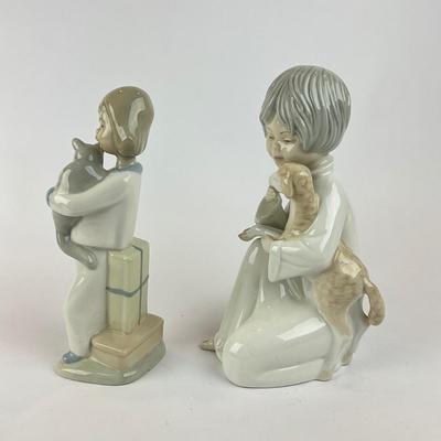L1319 REX Valencia Hummelwerk & Porceval Porcelain Boy and Girl Figurines
