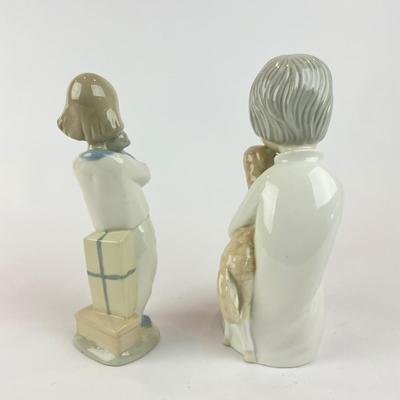 L1319 REX Valencia Hummelwerk & Porceval Porcelain Boy and Girl Figurines