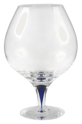 Dining Room - Orrefors Blue Intermezzo Brandy Set of 3 stems