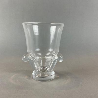 L1333 Vintage Steuben Crystal Vase by George Thompson