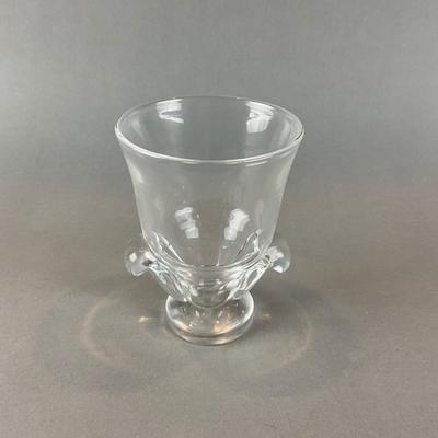 L1333 Vintage Steuben Crystal Vase by George Thompson