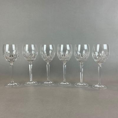 L1340 Set of Six WATERFORD Wynnewood Wine Goblets