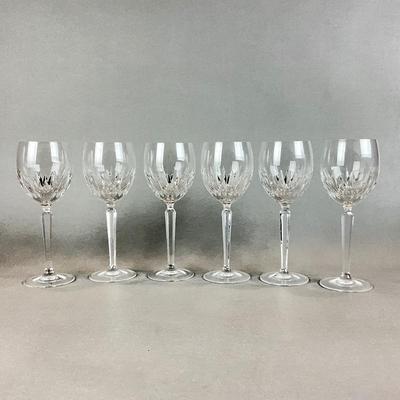 L1340 Set of Six WATERFORD Wynnewood Wine Goblets
