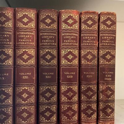 SR1344 International Library of Famous Literature Vol Set of 24