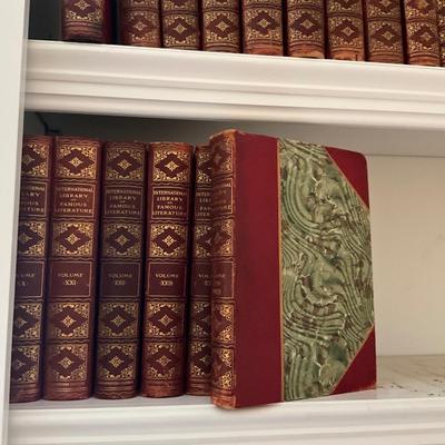 SR1344 International Library of Famous Literature Vol Set of 24