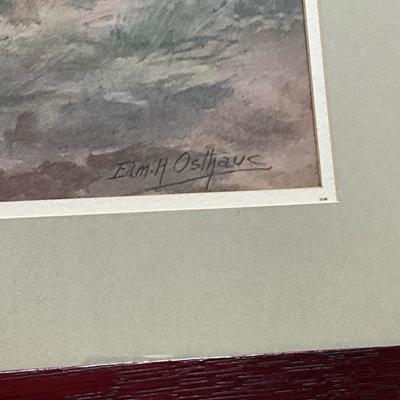 O1349 Vintage Joe Cummings b Antonio Picciola 1899 Spaniel Litograph